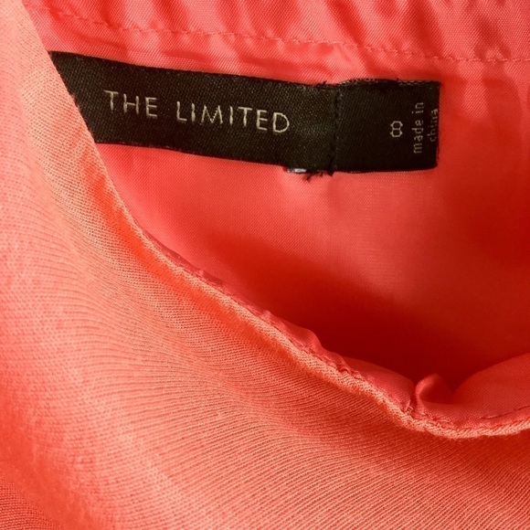 THE Limited Coral One Shoulder Dress Size 8 - Picture 5 of 5